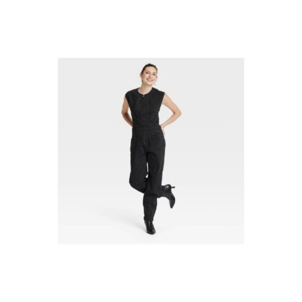 Women's Tailored Denim Jumpsuit - Universal Thread NWOT Size 4